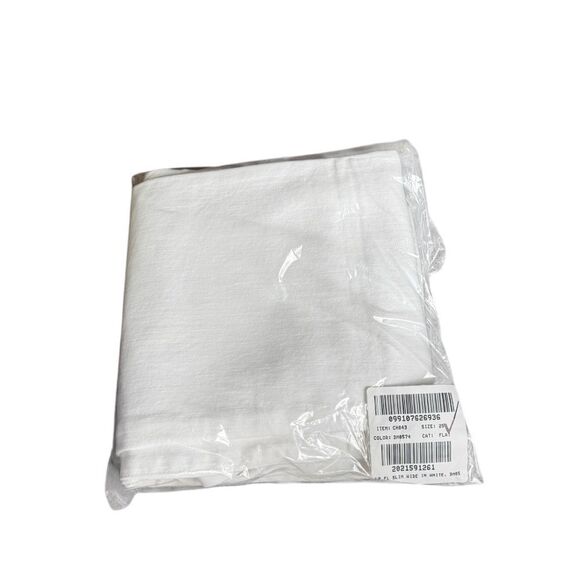 NWT J CREW Lower-rise full-length slim-wide jean in white - Picture 7 of 8